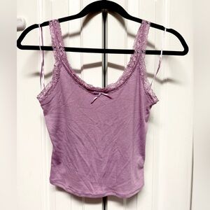 Hippie Rose Lavender Lace Camisole